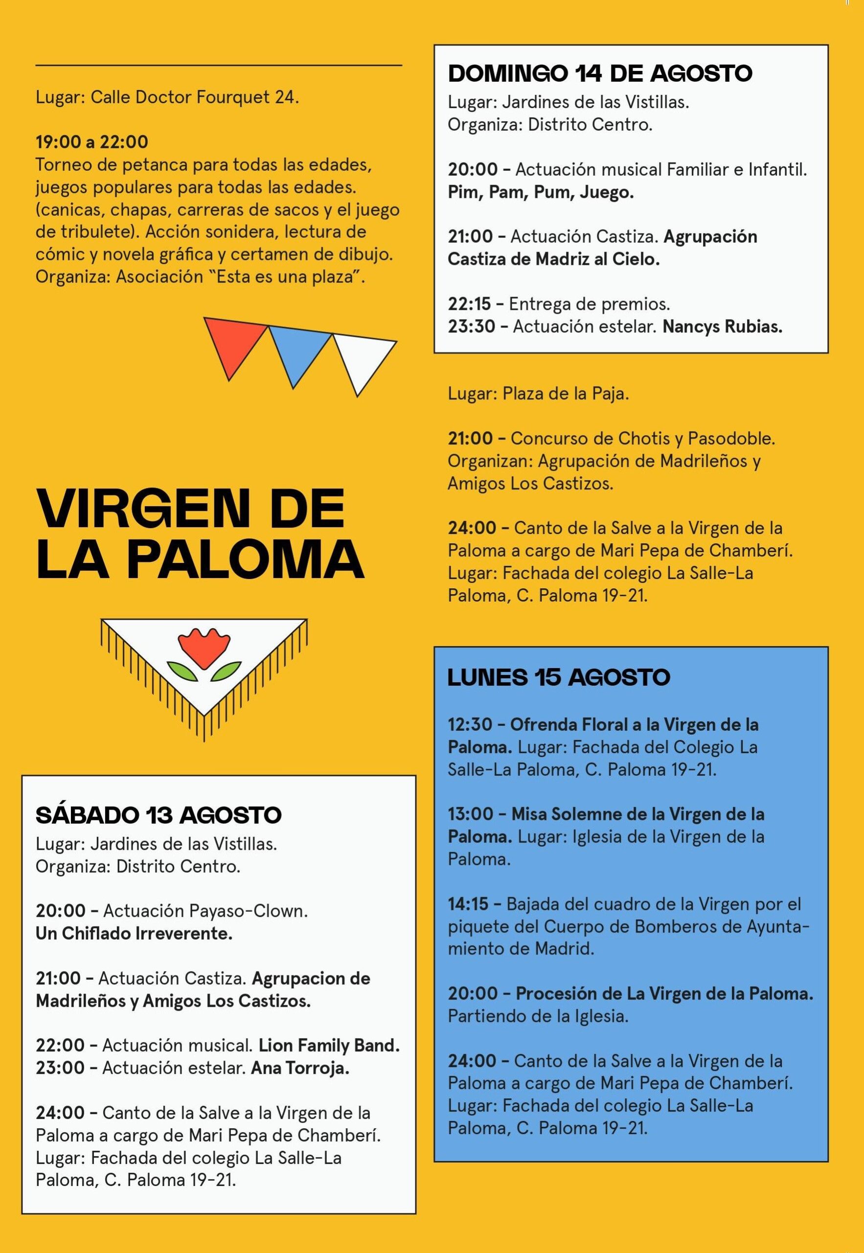 La Paloma | Fiestas de San Cayetano, San Lorenzo y La Paloma 2022
