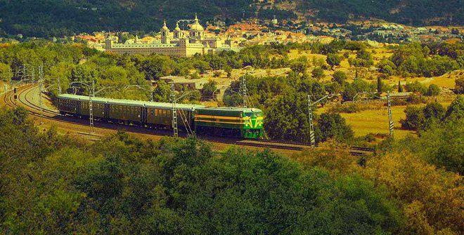 Tren de Felipe II: Llega a San Lorenzo del Escorial